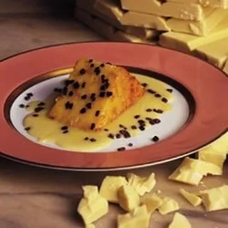 White Chocolate Bread Pudding