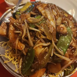 BBQ pork chow mein