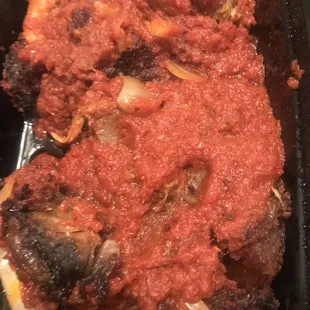 Beef stew with tomato sauce