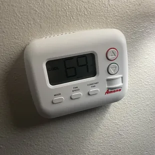 Thermostat by my bed.