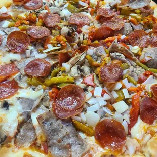 5 toppings of your choice Supreme