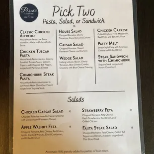 Lunch Menu!! Only available during lunch :)