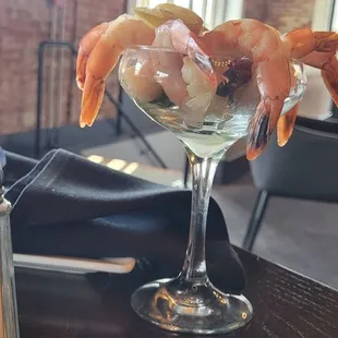 You can smell the shrimp through the picture. Look at the juice in the bottom. Wild.