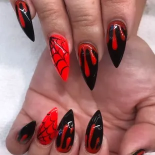Halloween nails by Anthony