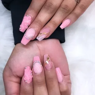 3D flowers done by Anthony