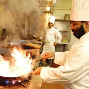 Head chef of palace of Asia pa with 25 years of experience in North Indian cuisine .