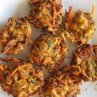 Assorted Vegetable Pakoras.