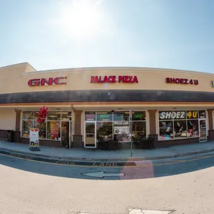 the outside of the building