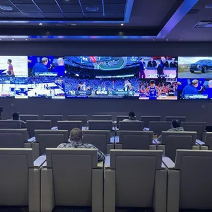 Race track  viewing section