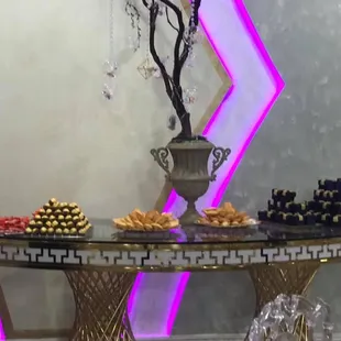 The Pastries were included in the package. Highly recommended.