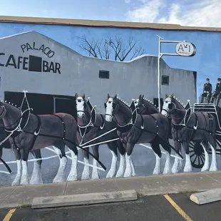 Clydesdale mural