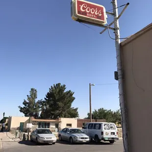 cars parked in a parking lot