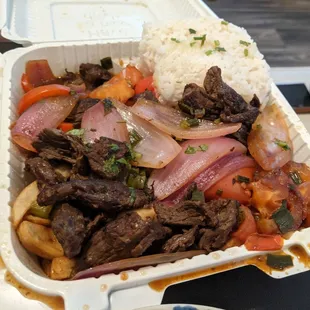 Lomo saltado. Not bad