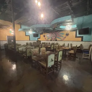 Lots of dining space