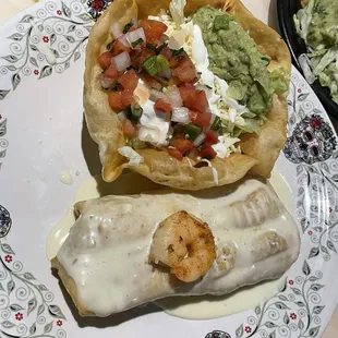 Shrimp Chimichanga