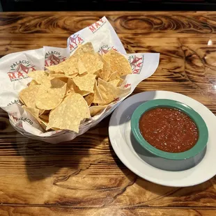 Complimentary Chips and Mild Salsa