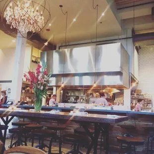 Open kitchen. Great ambience and style!