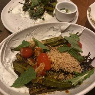 Charred Okra