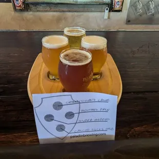 My flight. The ESB is the weakest and it's still, very, drinkable