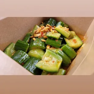 Smashed Cucumber Salad