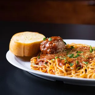 spaghetti and meatballs