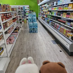 Organized beverage aisle!