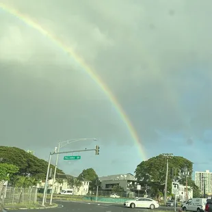 Rainbow  over Palama Settlement