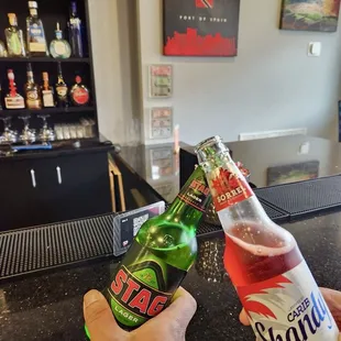 drink, sushi and sashimi