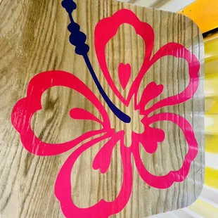 Pretty Prints on high top stools