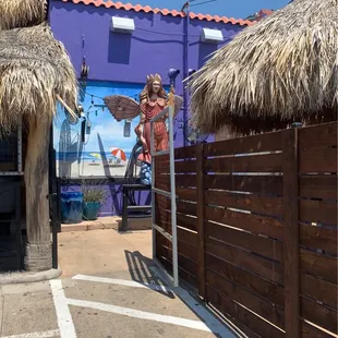 he entrance to the restaurant