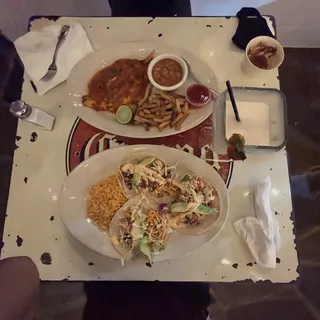 Tacos de Camaron a la Parilla