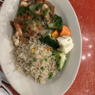 Dish of mahi mahi
