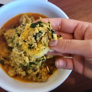 Eat with your hands to really learn to understand the cuisine but of course regular  utensils are available