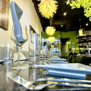 interior, sushi and sashimi