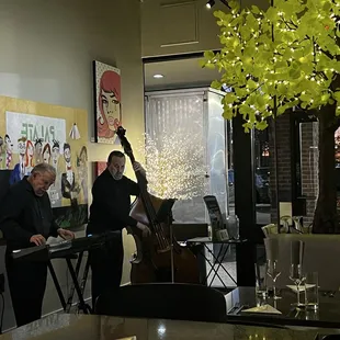 Music to end a great meal.