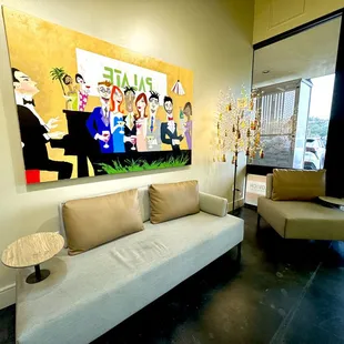 sushi and sashimi, interior