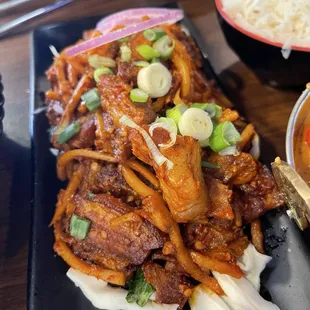 Pork belly bamboo