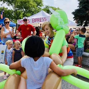 She made a turtle, it was so cool!