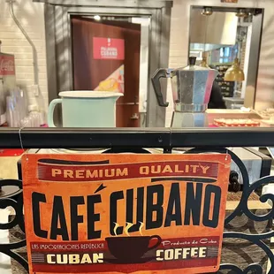 Cuban coffee made here