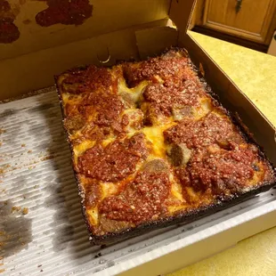 Pepperoni and sausage!