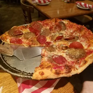 Sal 's Meatball Pizza