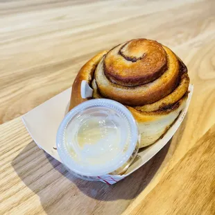 Whole-ly Roller cinnamon rolls