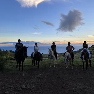 Our group photo at sunset!