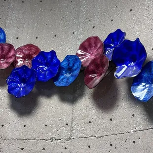 Dale Chihuly glass in the stairwell?