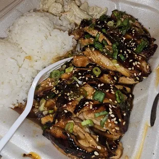Teriyaki chicken!