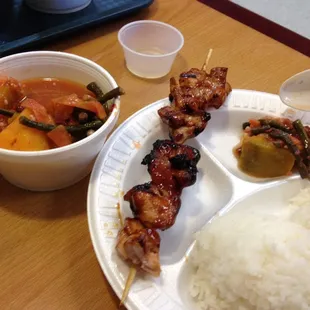 Restaurant inside Palengke now open! BBQ on a stick + pinakbet