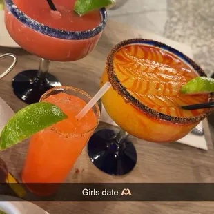 Strawberry Margarita, Vampiro, Mangonada Margarita