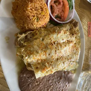 Enchiladas verdes
