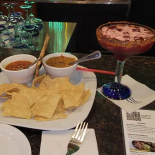 Cips and Jamaica-margarita