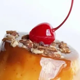 Flan
 A unique blend of all natural cane sugar, condensed &amp; evaporated milks and a hint of vanilla.